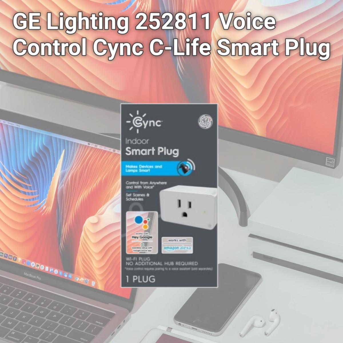 Picture of GE Lighting 252811 Voice Control Cync C-Life Smart Plug