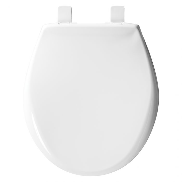 Bemis 252329 White Round Plastic Toil Seat