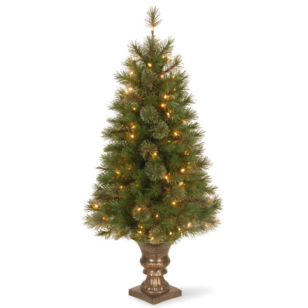 251985 4 Ft. Holiday Wonderland Clear Porch Tree