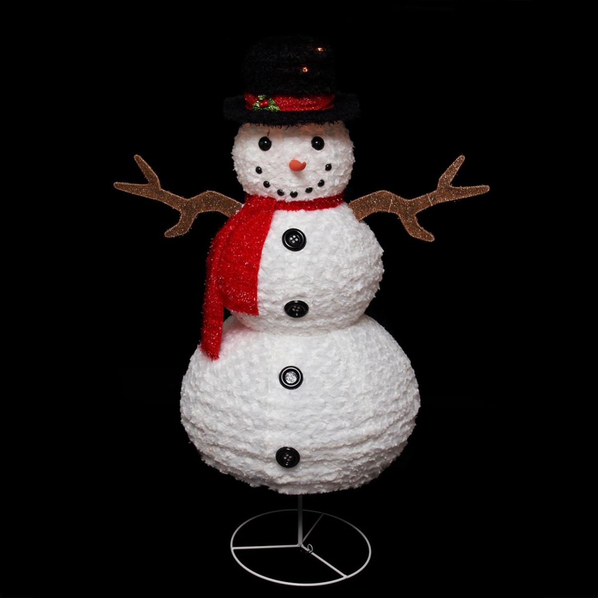 252393 48 In. Holiday Wonderland Skating Snowman Outdoor Decoration