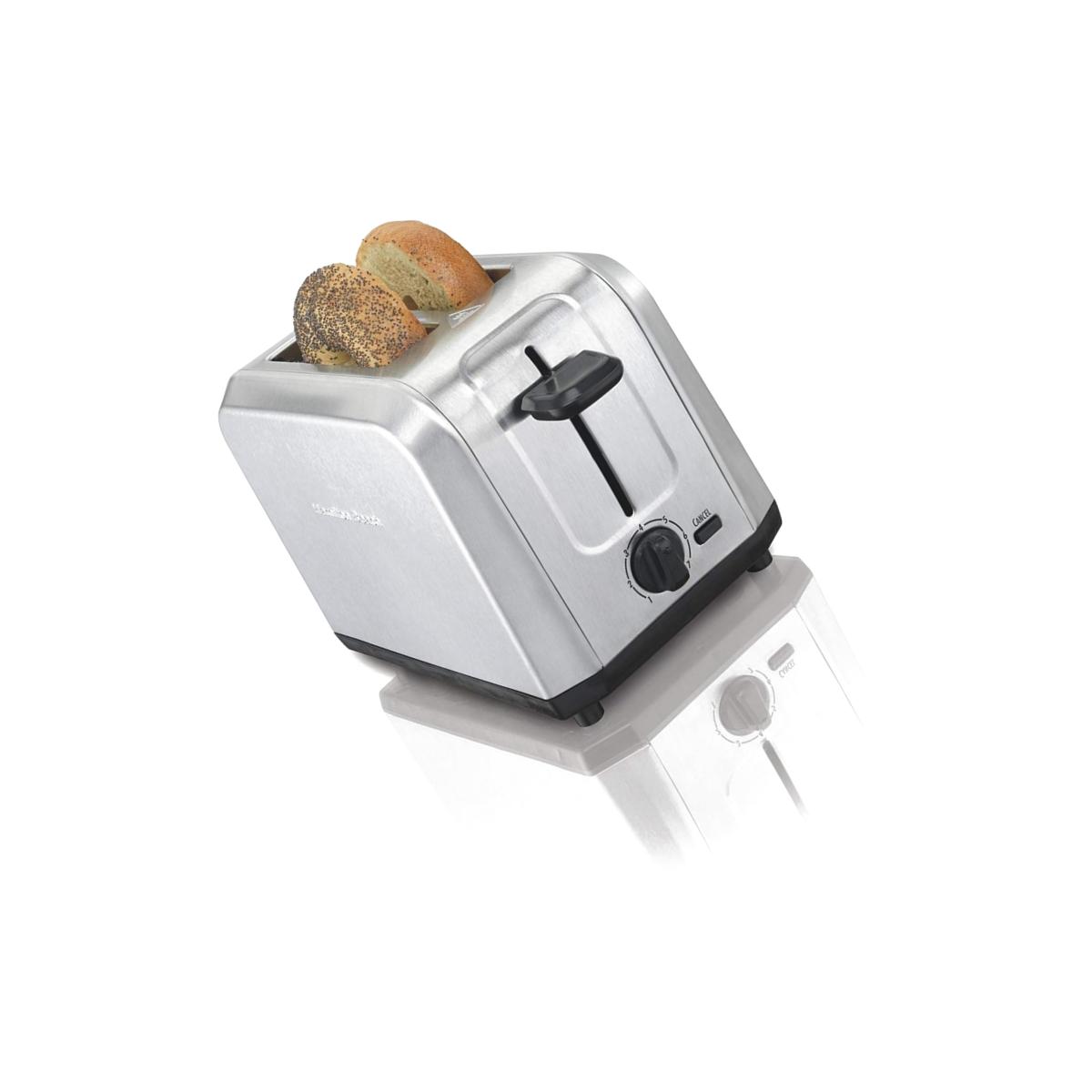 Picture of Hamilton Beach 251076 2 Slice Stainless Steel Bagel Toaster