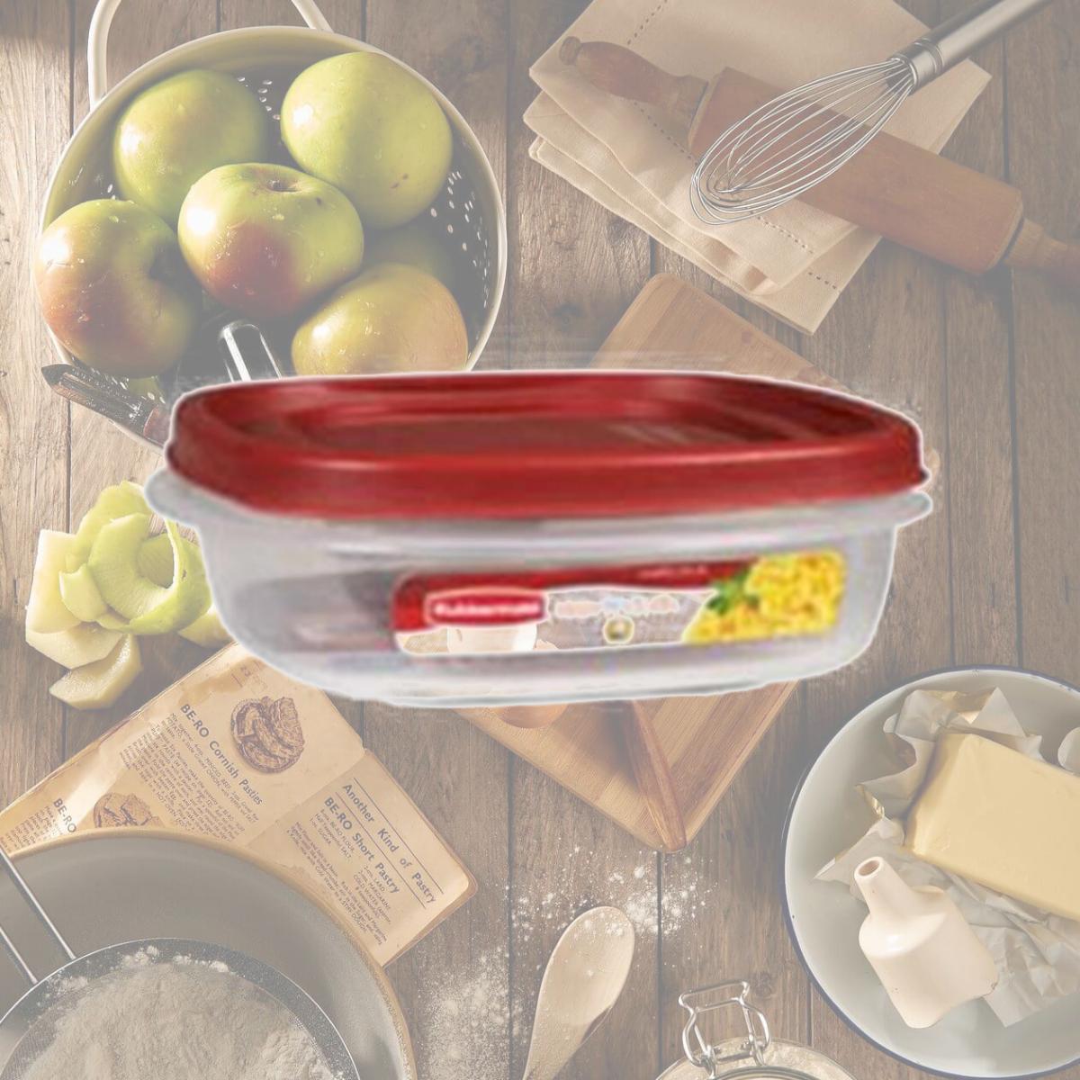 Picture of Rubbermaid 832343 3 Cup Square Food Container