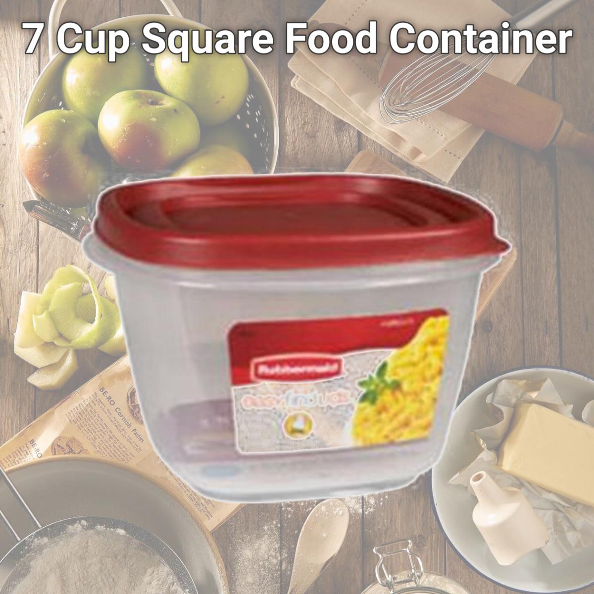 Picture of Rubbermaid 832362 7 Cup Square Food Container
