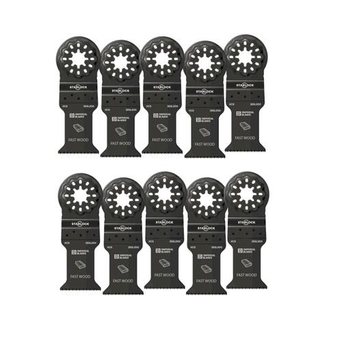 251579 1.37 In. Starlock Fast Wood Oscillating Blade - Pack Of 10