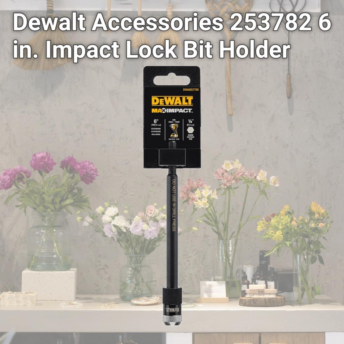 Picture of Dewalt Accessories 253782 6 in. Impact Lock Bit Holder