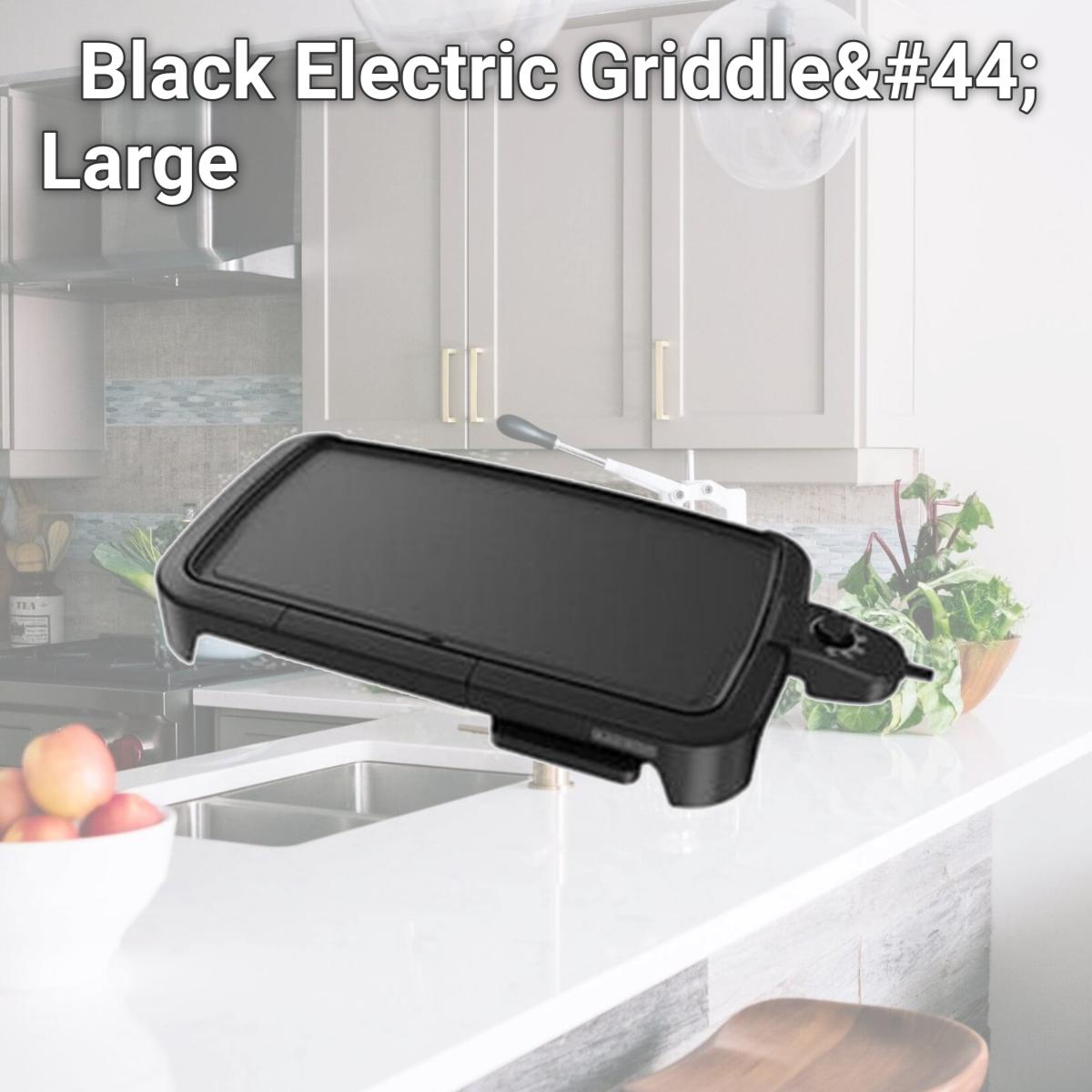 Picture of Applica & Spectrum Brands 254918 Black Electric Griddle, Large