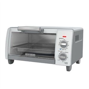 257696 4 Slice Toaster Oven, Gray