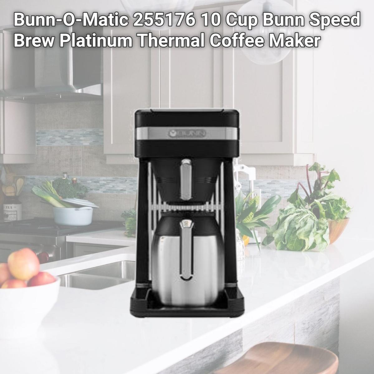 Picture of Bunn-O-Matic 255176 10 Cup Bunn Speed Brew Platinum Thermal Coffee Maker