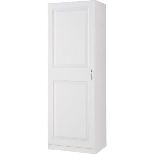 221536 24 In. Multi-purpose Tall Pantry Cabinet, White