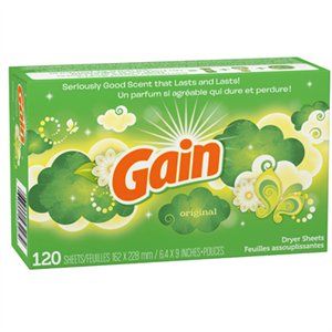 255052 Gain Dryer Sheets, 120 Count