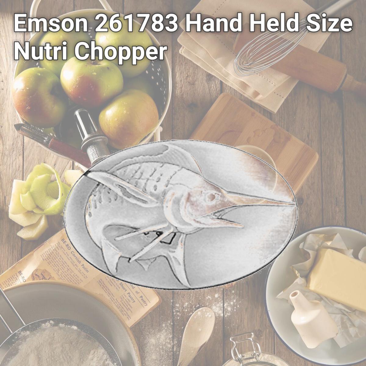 Picture of Emson 261783 Hand Held Size Nutri Chopper