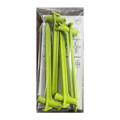 247020 9 In. Multi-purpose Outdoor Stakes, Green - Pack Of 4