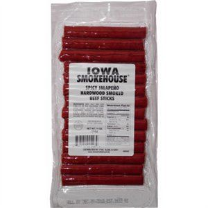 253861 11 Oz Spicy Flavor Hardwood Smoked Beef Sticks - Pack Of 12