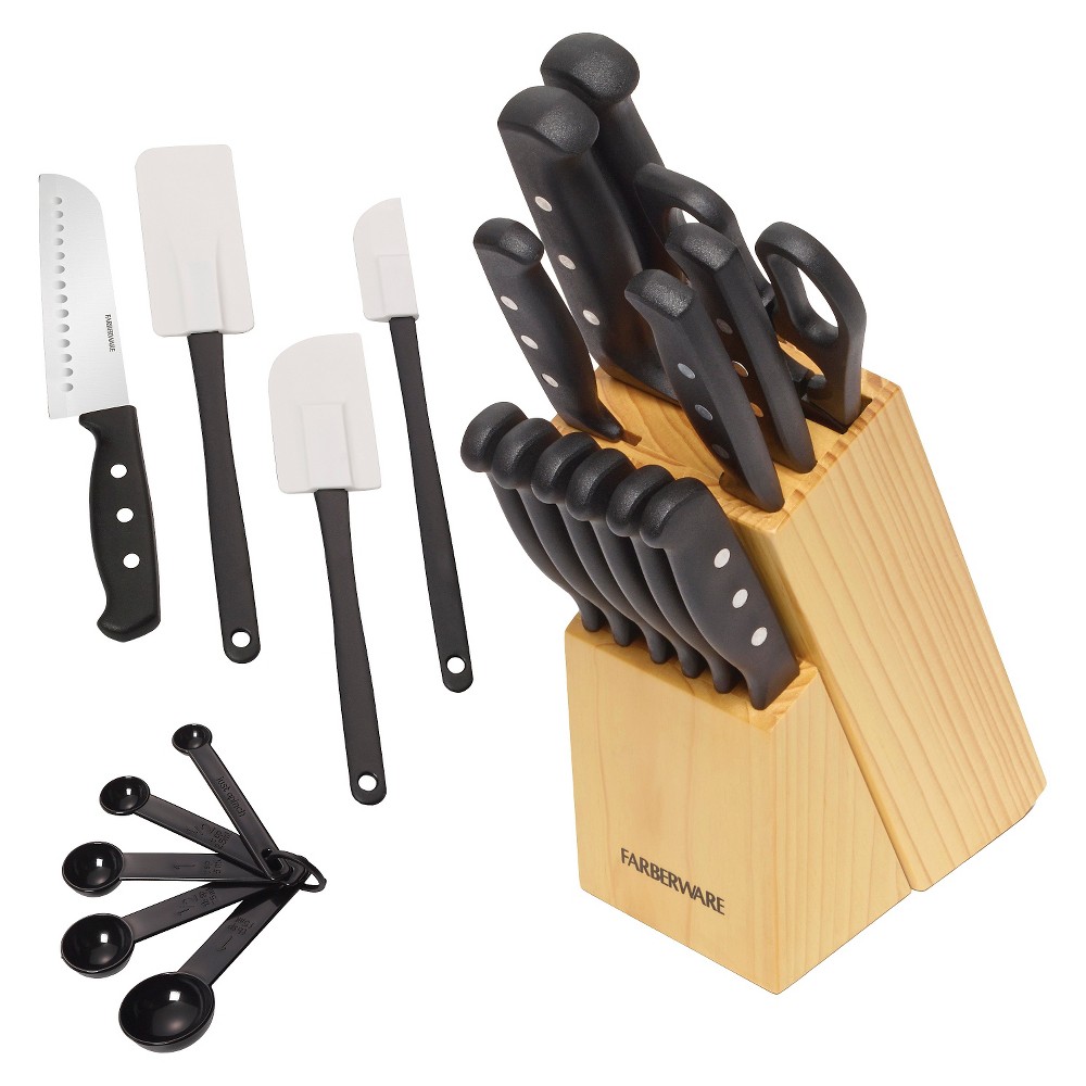 261932 22 Piece Farberware Stainless Steel Cutlery Set