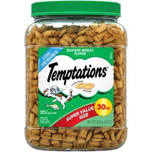 255074 30 Oz Temptations Seafood Medley Flavor Cat Treats