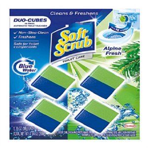 256611 Soft Scrub Duo Cubes Toilet Bowl Cubes, 4 Count