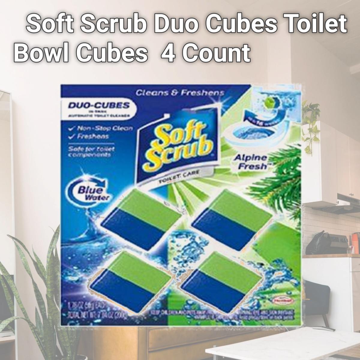 Picture of Dial 256611 Soft Scrub Duo Cubes Toilet Bowl Cubes  4 Count