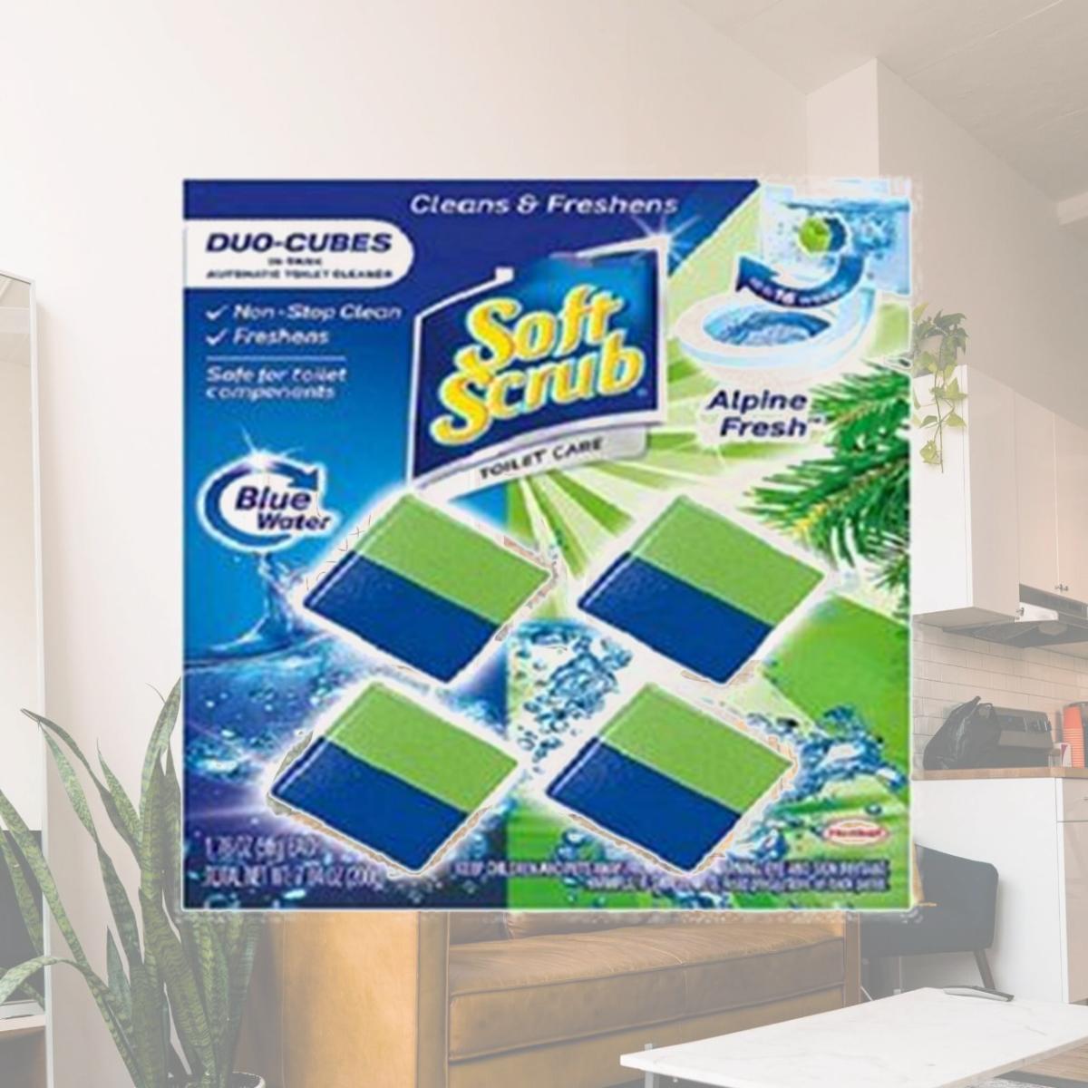 Picture of Dial 256611 Soft Scrub Duo Cubes Toilet Bowl Cubes  4 Count
