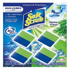 256612 Alpine Fresh Scent Toilet Cubes, 4 Count