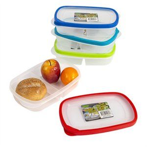 256328 2 Compartment Rectangle Container, Pack Of 48