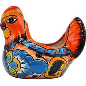 185535 6 In. Hen Shaped Planter, Pack Of 4