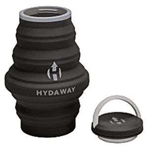254284 18 Oz Collapsible Water Bottle, Black