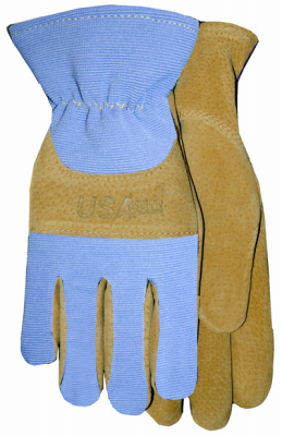 UPC 072264187018 product image for 254214 Ladies Periwinkle Spandex Back Glove, Medium | upcitemdb.com