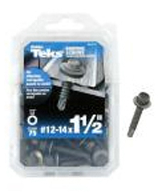 253759 12 X 1.5 In. Head Drill Point Roofing Screws, Pack Of 75