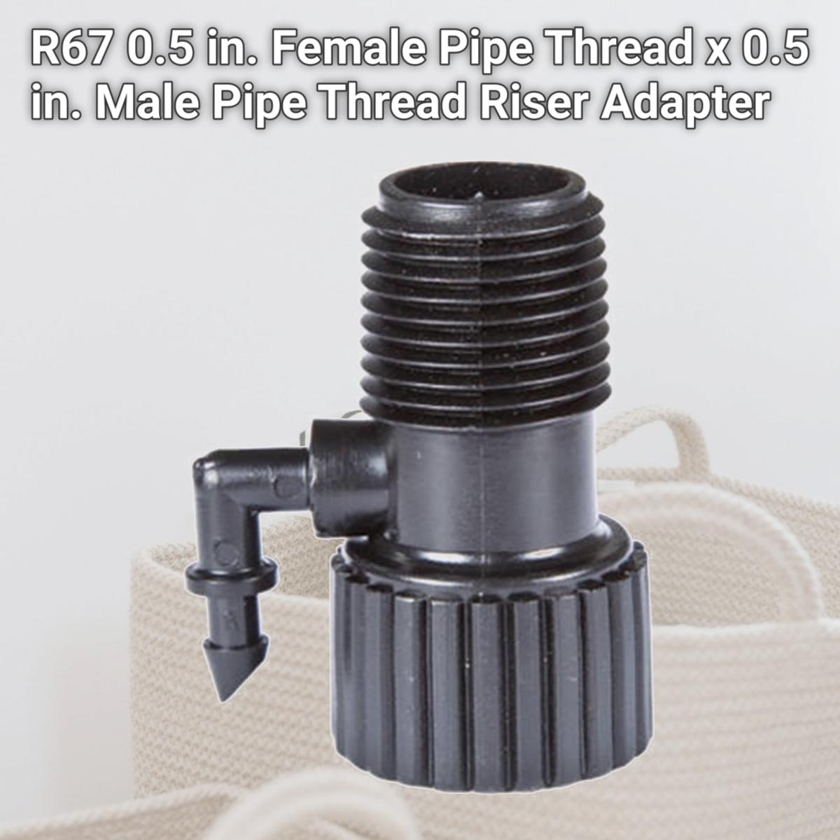 Picture of Dig R67 0.5 in. Female Pipe Thread x 0.5 in. Male Pipe Thread Riser Adapter