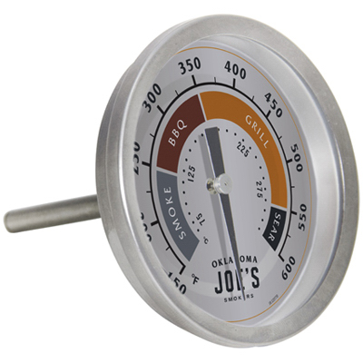 258674 3 In. Stainless Steel Smoker Thermometer