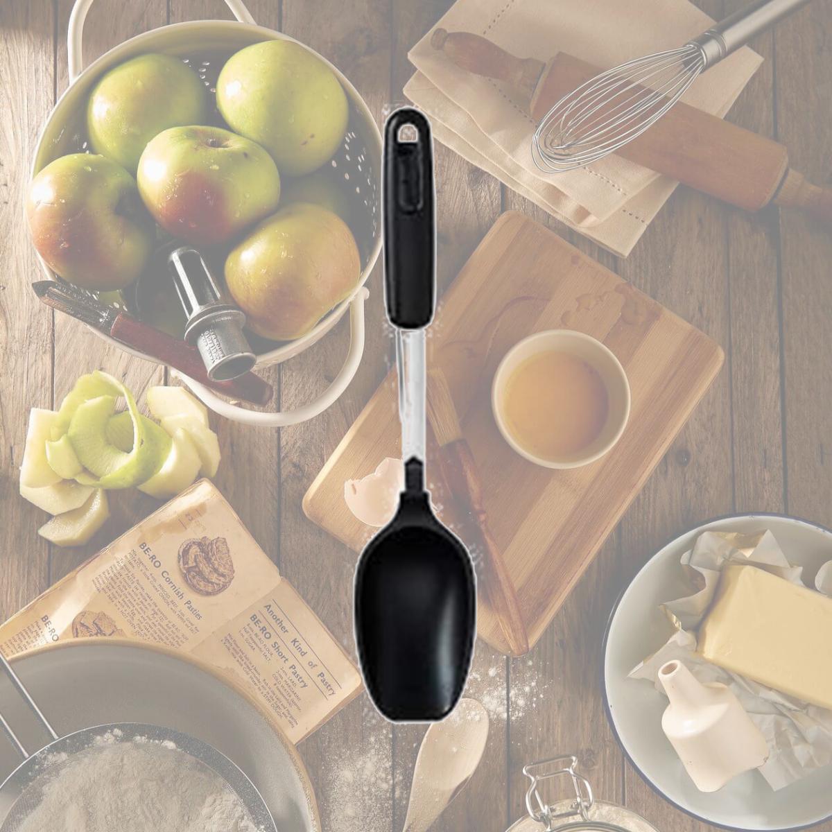 Picture of Bradshaw International 262606 High Temperature Nylon Spoon, Black