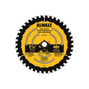 255920 7.25 In. 40 Tooth Saw Blade, Pack Of 10