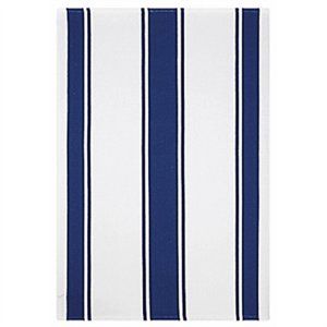 253509 20 X 30 In. Classic Stripe Towel, Ink Blue - Pack Of 4