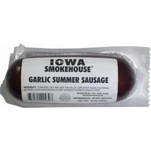 253866 12 Oz Garlic Flavor Summer Sausage - Pack Of 12