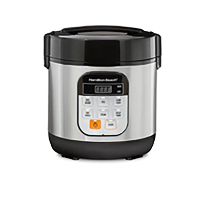 Hamilton Beach Brands 257694 1.5 Qt. Stainless Steel Compact Multi Cooker