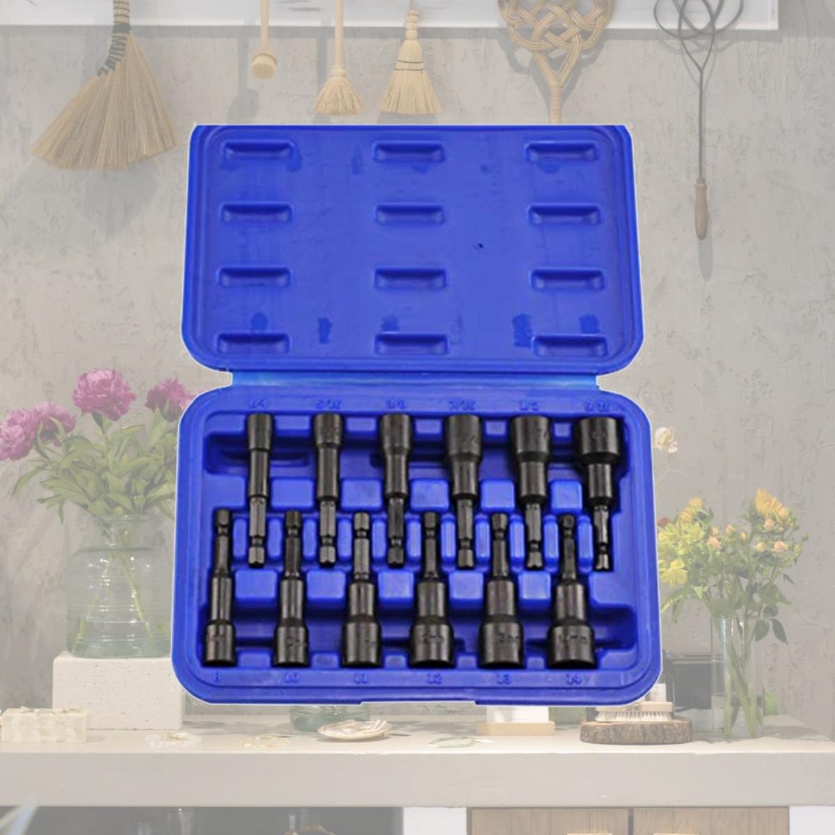 Picture of Disston 255397 0.37 in. Master Mechanic Impact Magnetic Nut Drivers, 3 Piece