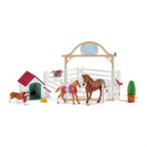 255199 Horse Club Hannahs Guest Horses With Ruby The Dog, Assorted Color