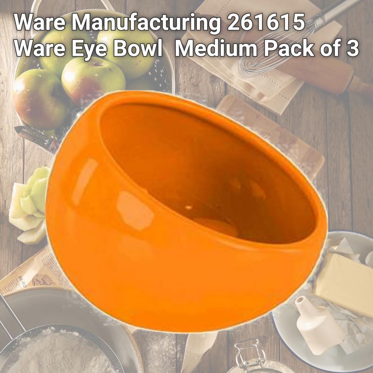 Picture of Ware Manufacturing 261615 Ware Eye Bowl  Medium Pack of 3
