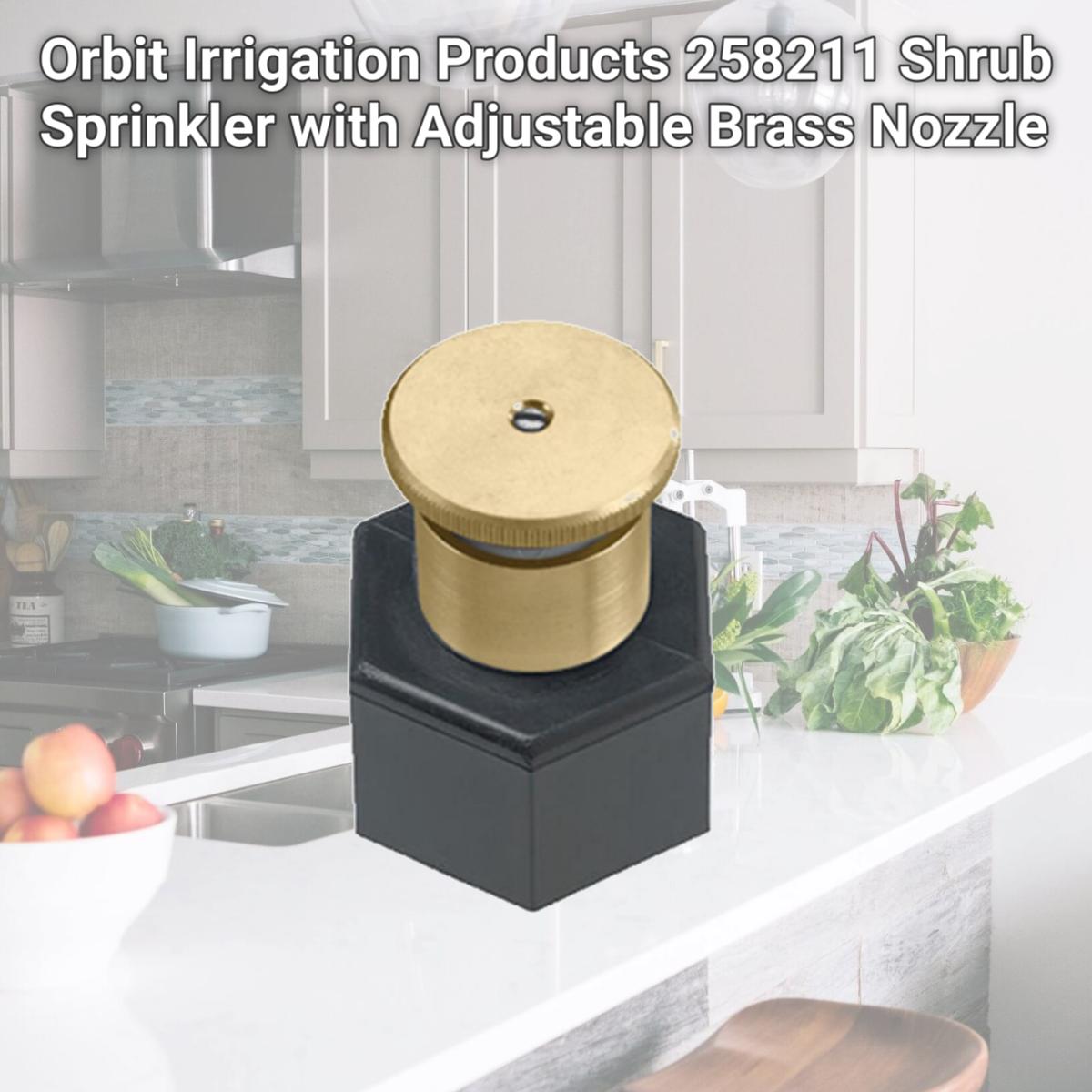 Picture of Orbit Irrigation Products 258211 Shrub Sprinkler with Adjustable Brass Nozzle