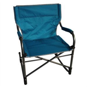 258748 Four Seasons Courtyard Rock Director Chair, Red & Teal