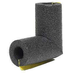 263134 0.75 In. Foam Elbow Poly Pipe Insulation, Gray