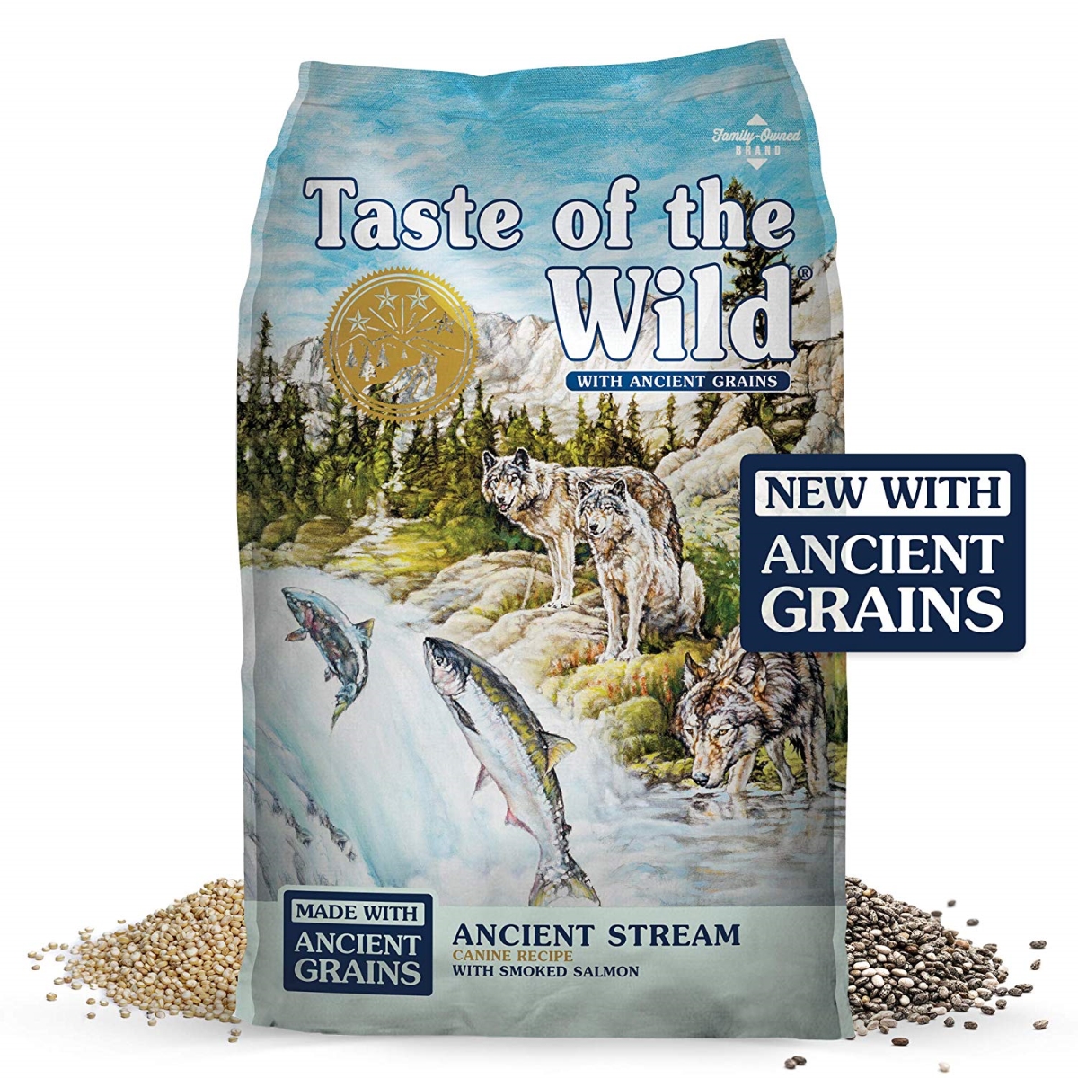 264258 Ancient Stream Dog Food, With Smoked Salmon