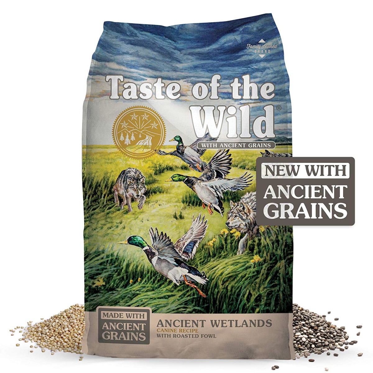 264259 Ancient Wetlands Dog Food With Ancient Grains Dry Dog Food