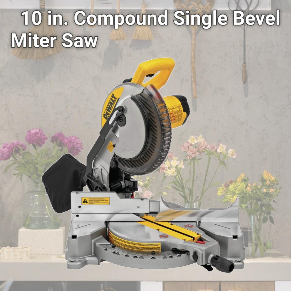 Picture of Dewalt 803072 10 in. Compound Single Bevel Miter Saw