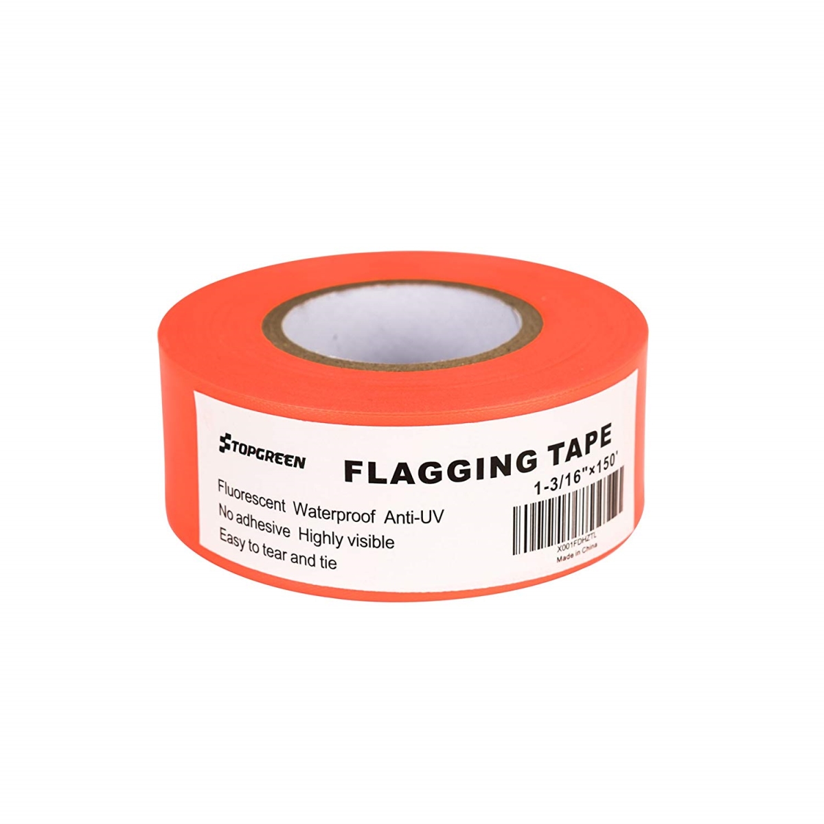 261907 150 Ft. X 1.188 In. Orange Glow High Visibility Flagging Tape