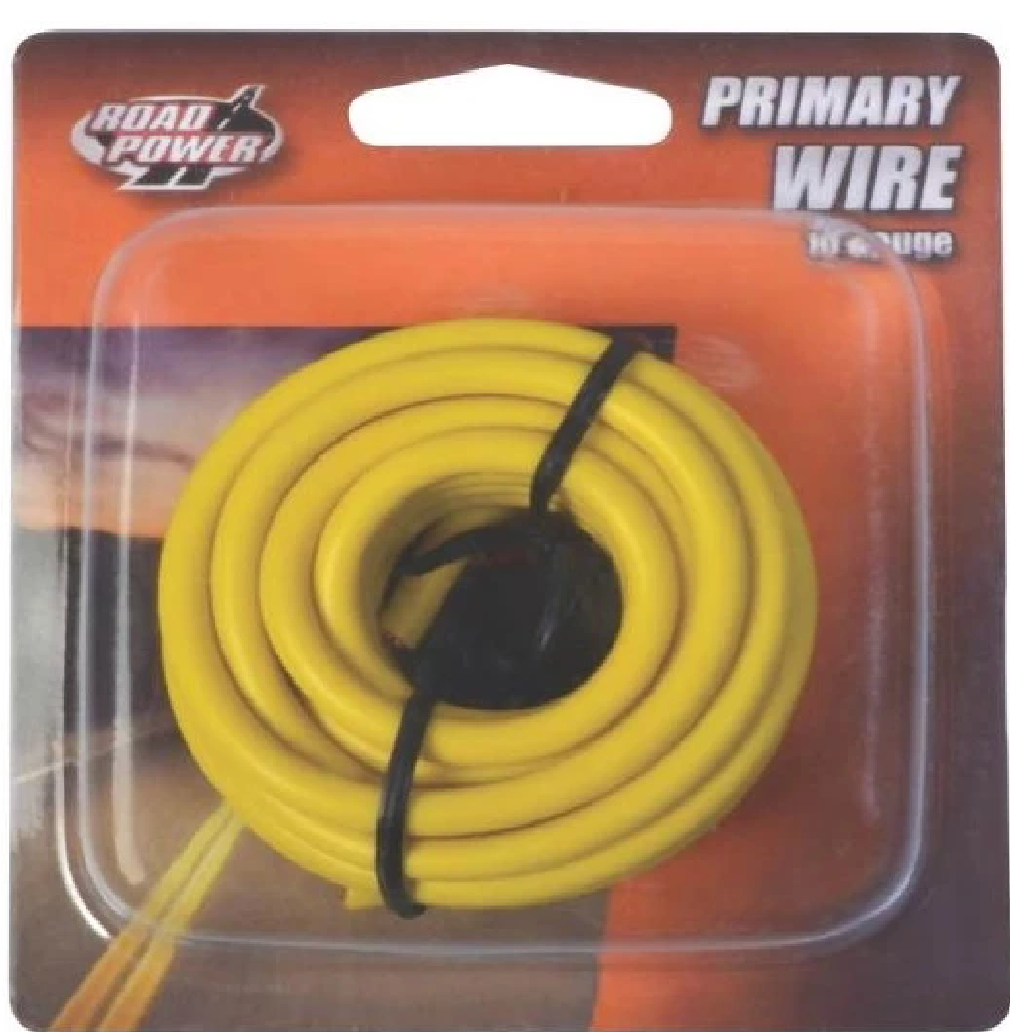 UPC 032886954085 product image for 265420 10 Gauge Primary Wire, Yellow - 7 ft. | upcitemdb.com