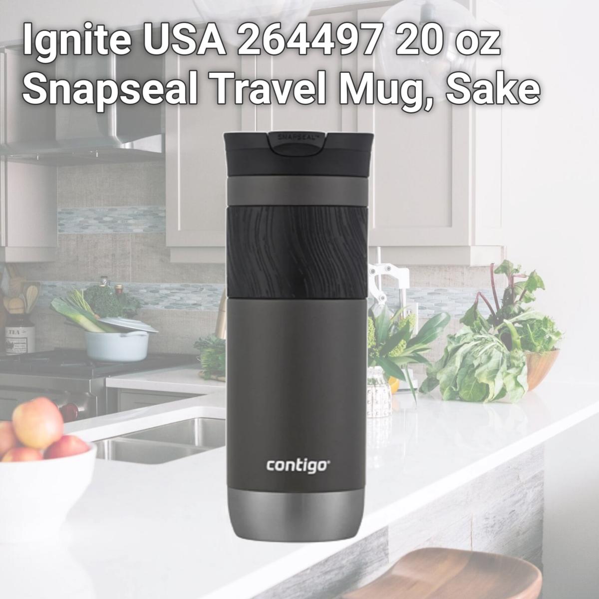 Picture of Ignite USA 264497 20 oz Snapseal Travel Mug, Sake