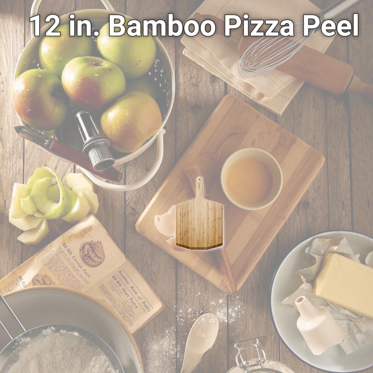 Picture of Ooni 268927 12 in. Bamboo Pizza Peel