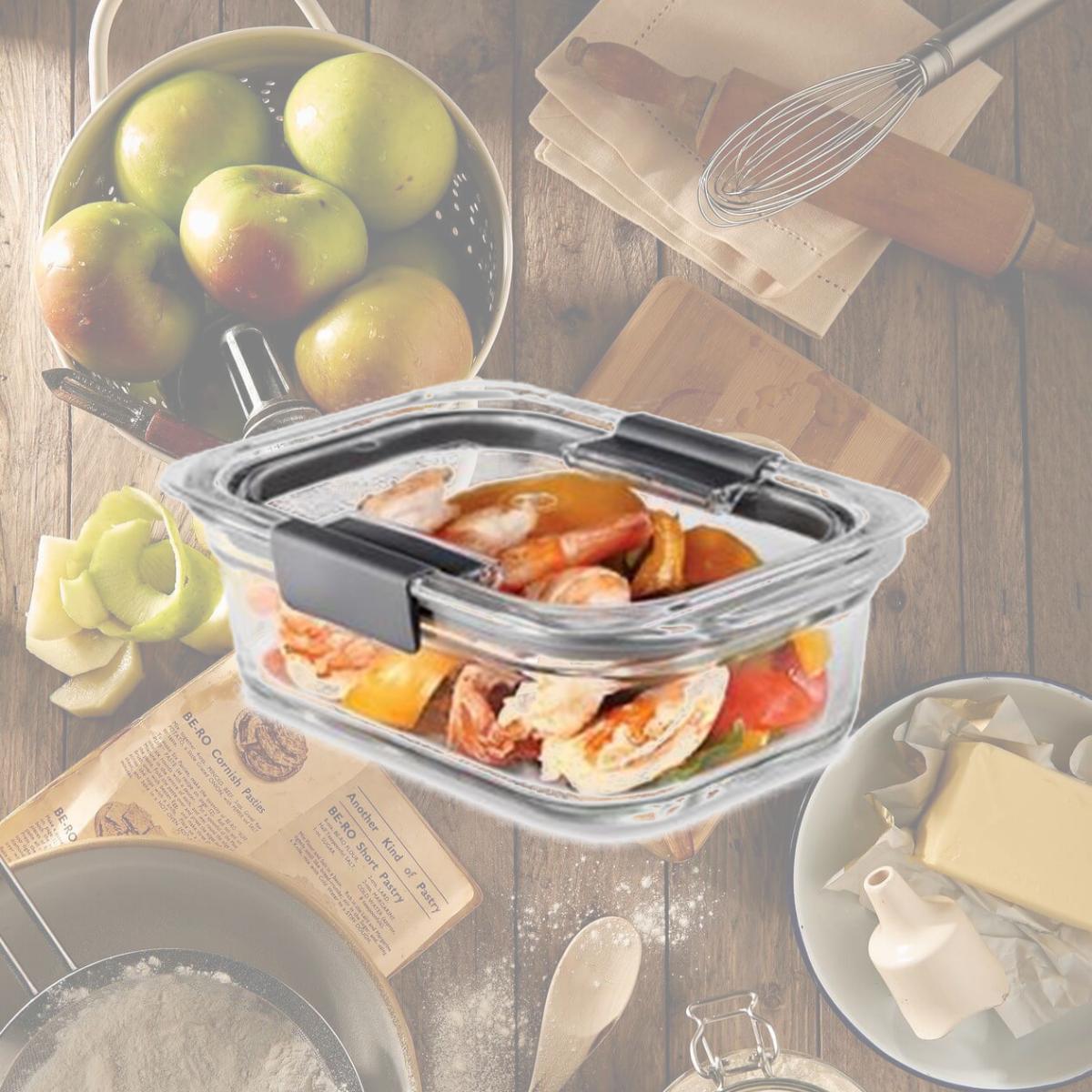 Picture of Rubbermaid 275520 4.7 Cup Glass Food Storage