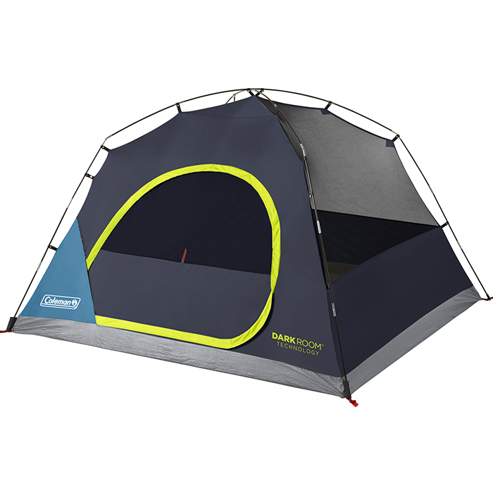 102720 4-Person Dark Room Skydome Tent, Blue